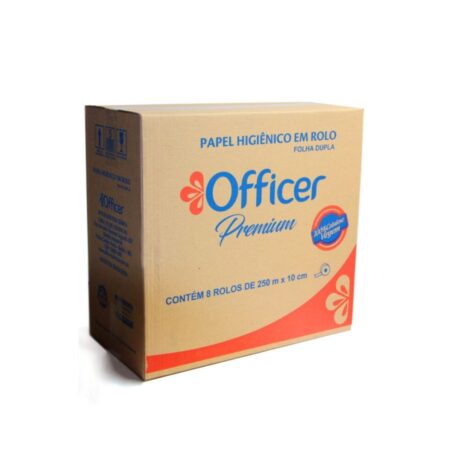 Papel hig rolao folha dupla officer premium