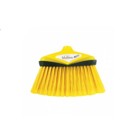Vassoura multiuso amarela c cabo superpro