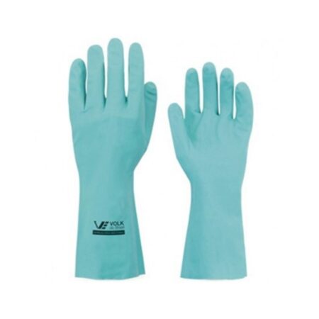 Luva nitrilica verde volk