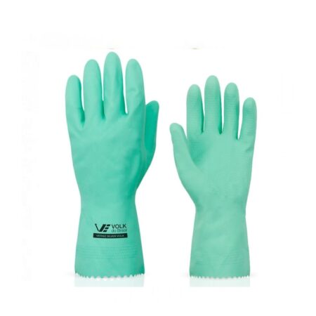 Luva verniz silver verde