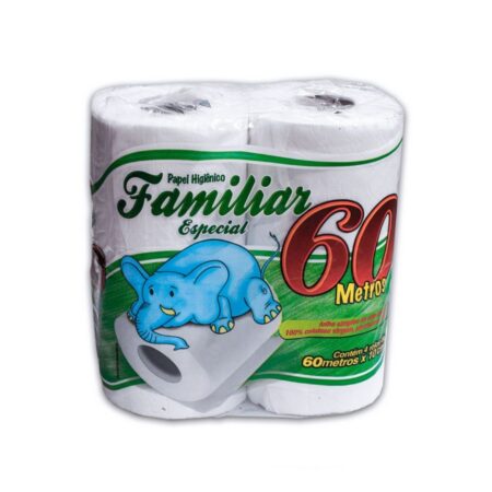 Papel hig familiar especial 60m 4 rolos
