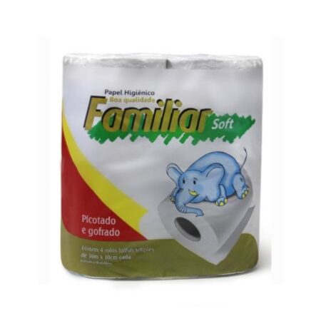 Papel hig familiar soft 30m 4 rolos